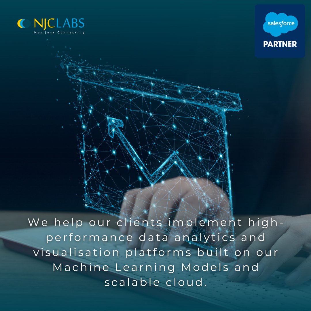 Data Analytics - We help our clients implement high-performance data analytics and visualization platforms built on our Machine Learning Models and scalable cloud. 

#technologysolutions #technologyinnovation #innovation #automation #mulesoftpartner #salesforcepartner