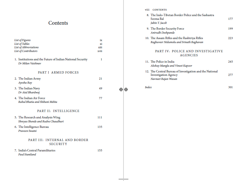 After a long wait, our @OUPAcademic volume, 'Institutional Roots of India's Security Policy' is available for pre-order. It's an attempt to analyze India's security architecture through the lens of state capacity--with a stellar list of contributors: amazon.in/Institutional-…