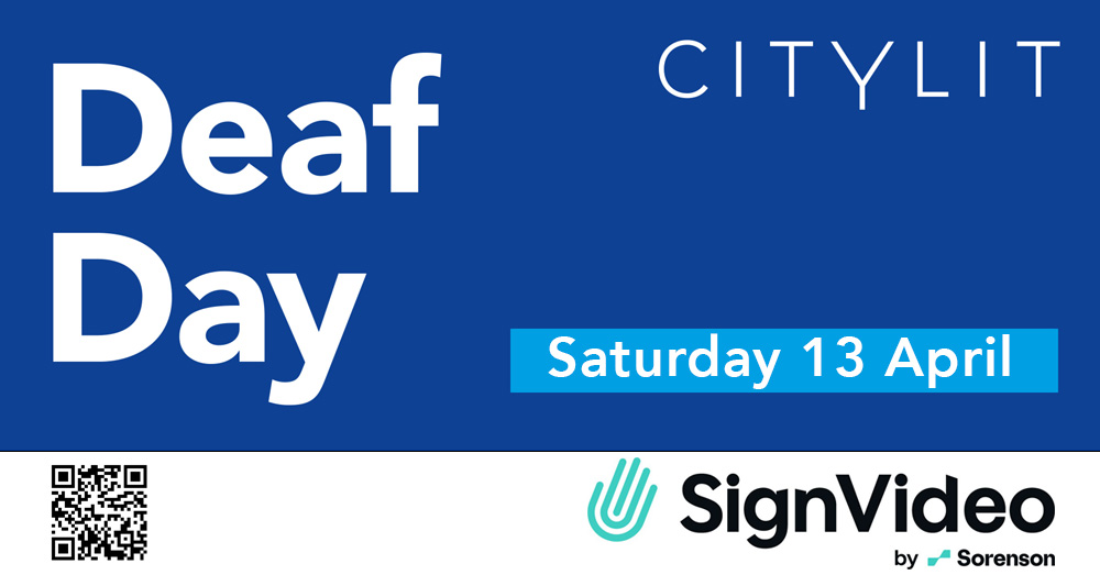 Exciting news 🎉 We're proud sponsors of Deaf Day 2024! Catch SignVideo at Cultureplex, CityLit, London from 12:30pm – 13:15pm. Book your free slot here: bit.ly/3U8ji8x We look forward to connecting with you! #DeafDay2024 #SignVideo #DeafCommunity