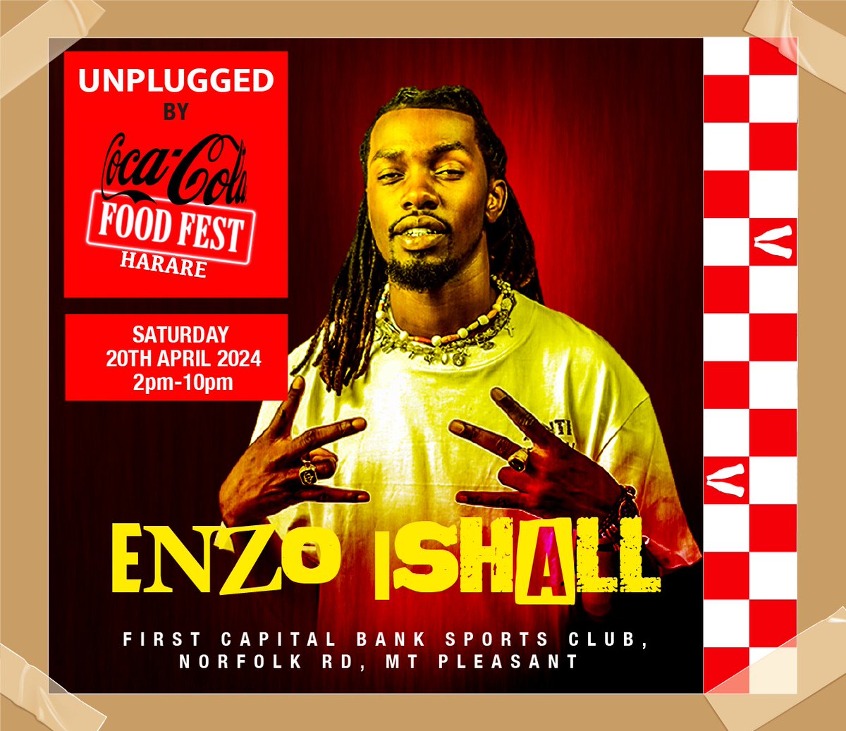 We're bringing the vibes back with one of our faves! Chiraaaaa!!!! @enzoishallmusic is coming through to celebrate this epic 10th anniversary with us. Now you know we're not here to play!  #UnpluggedxCokeFoodFestival #MusicMealsMemories #Unpluggedat10 #BringItBack