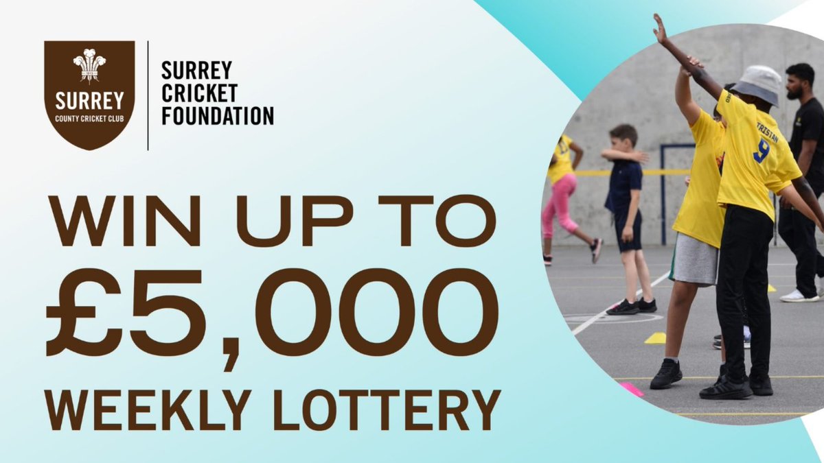 🏏🎉 ICYMI - Our new £2 Weekly Lottery is now LIVE! 
Don't miss out on the chance to win big while supporting recreational cricket in Surrey &amp; south London. 
💥 Register now for the first draw on May 10th: tinyurl.com/SCF-Fundraisin…