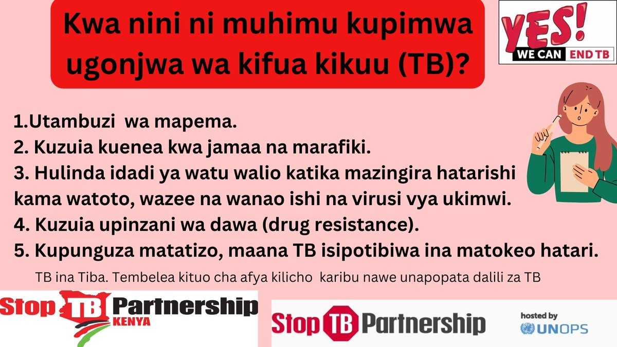 #BeYourNeighborsKeeper. Getting screened for TB will not only protect you but those around you including vulnerable populations like children, the aged and People Living With HIV/AIDS. #TBAwareness #yeswecanendtb