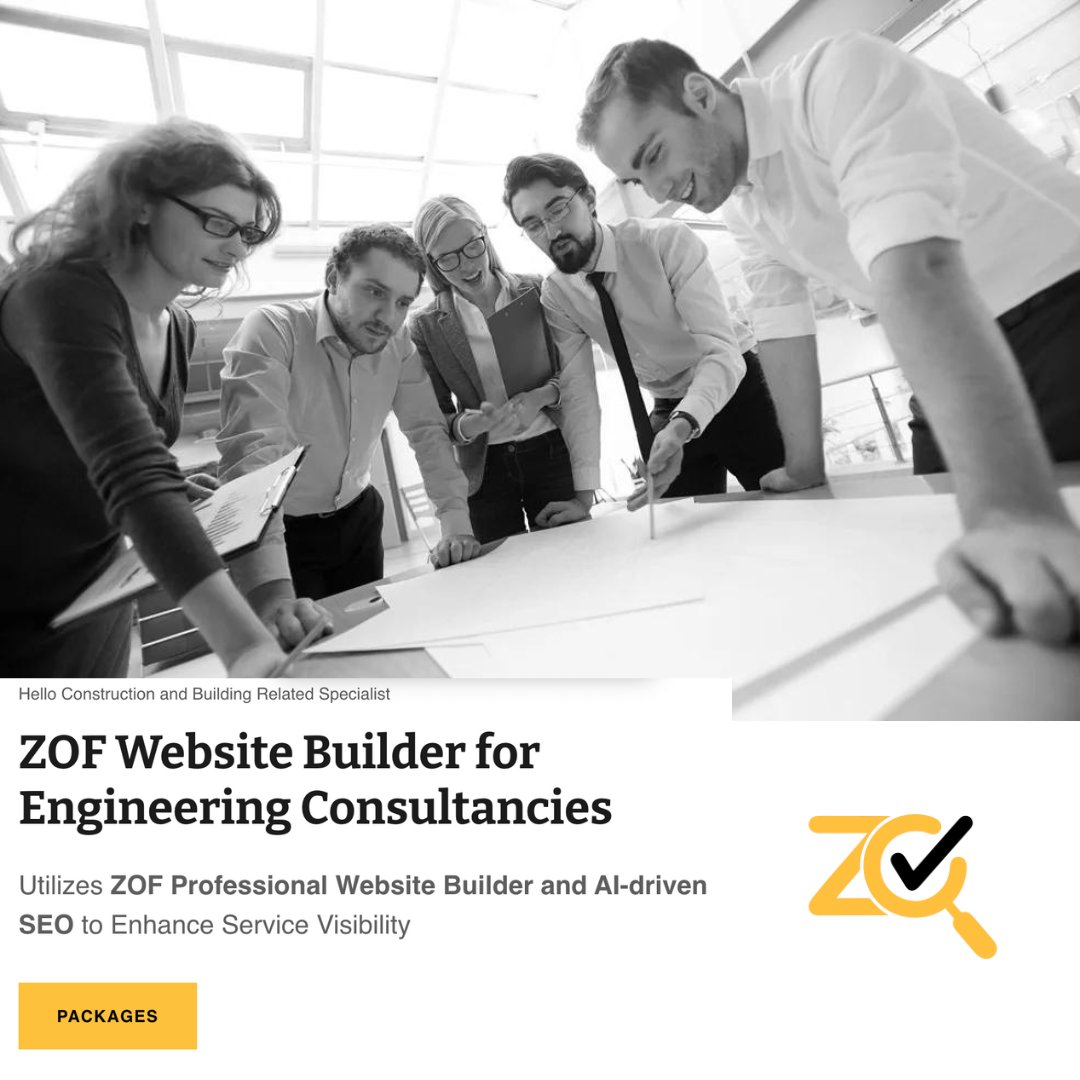 Your go-to destination for top-notch construction services and building expertise. With ZOF Website Builder tailored for Engineering Consultancies, we're transforming your online presence into a beacon of excellence. #HelloConstruction #WebsiteBuilder websitebuilder.zof.ae/engineering-co…