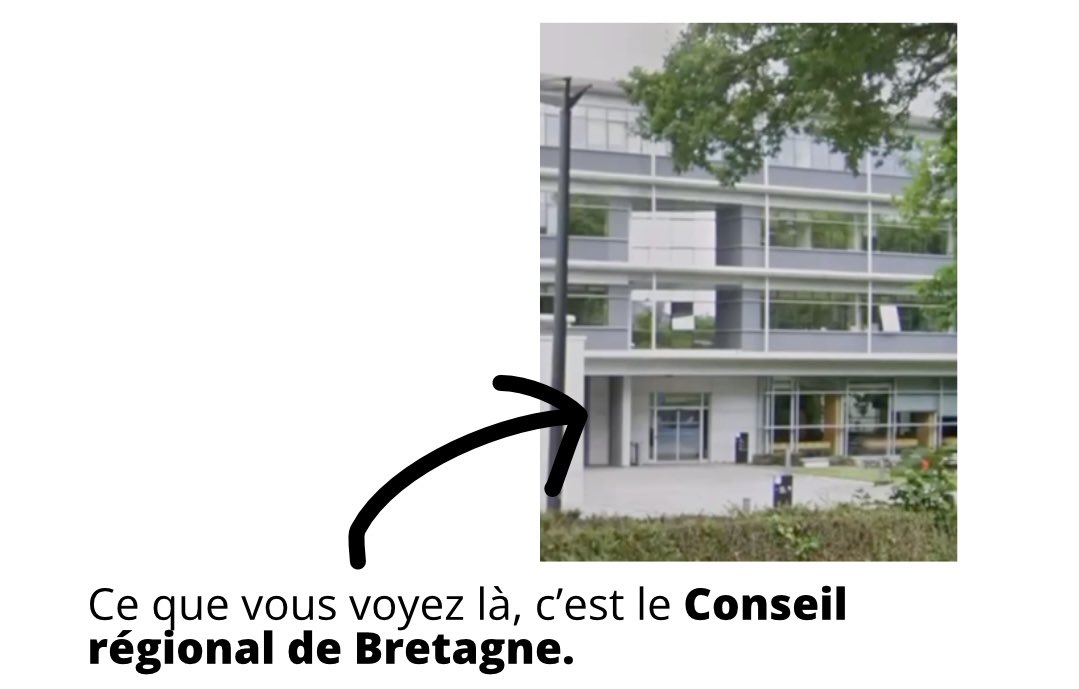 1/18 : Ce que vous voyez là, c’est le Conseil régional de Bretagne.  

Vous vous demandez sans doute : « quel rapport entre le Conseil régional de Bretagne, la protection de l’océan et la lutte contre le réchauffement climatique ? »  

⬇️