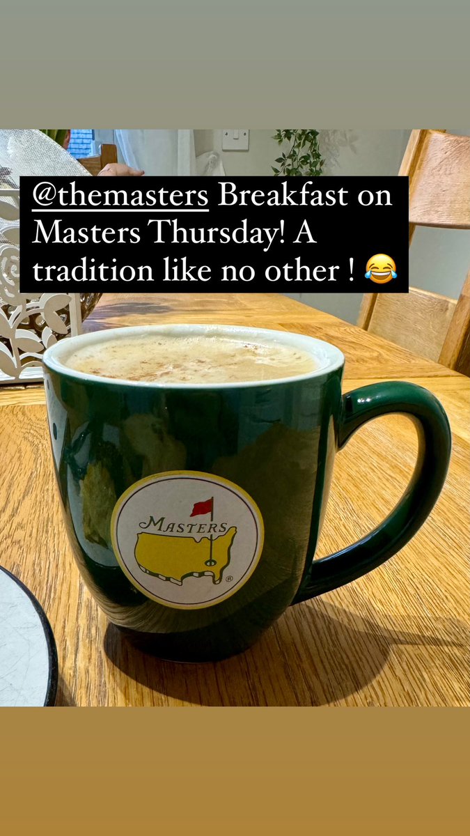 PriceyKev11's tweet photo. Masters Breakfast! #themasters https://t.co/10Zkkw5QqJ