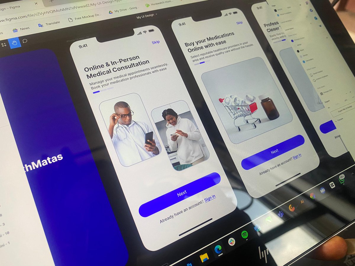 Health care and medical app design