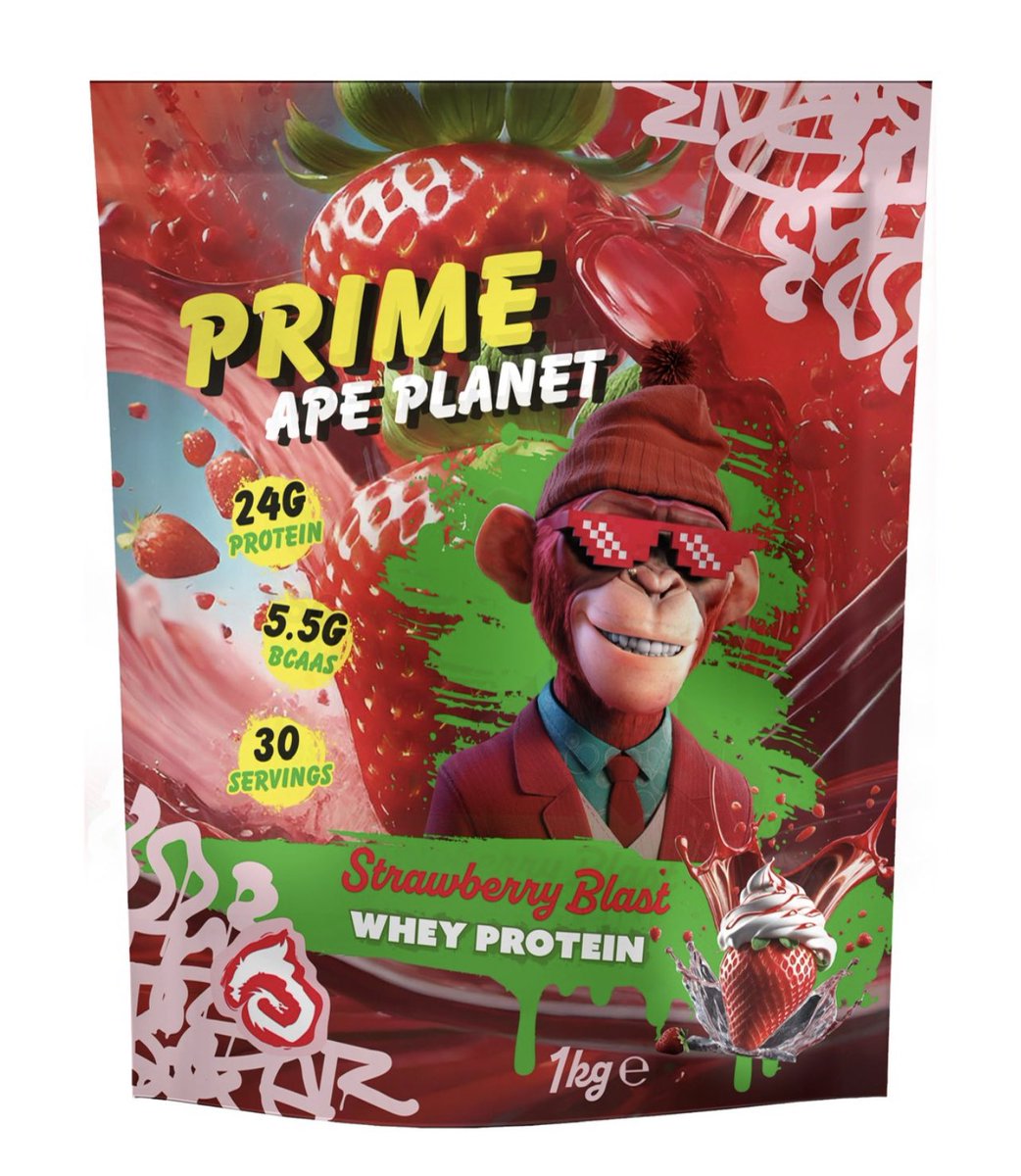 PrimeApePlanet's tweet image. Prime Ape Planet is cooking up a Protein brand to contend with the big boys 👩‍🍳
Stay tuned to see us 10X this year! 📈