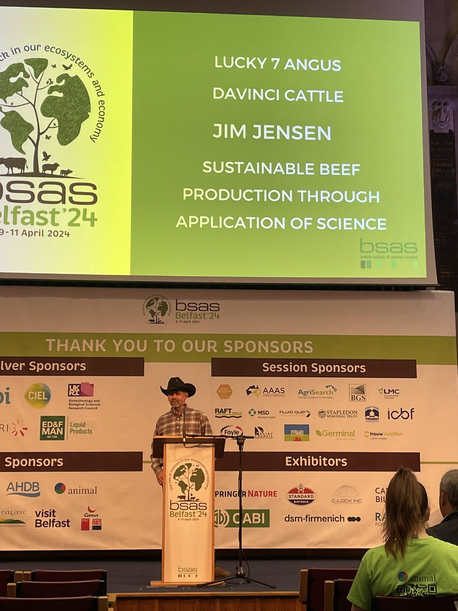 2% of the population feed 100% of the world and agriculture is the only essential industry #BSAS2024 #teambeef