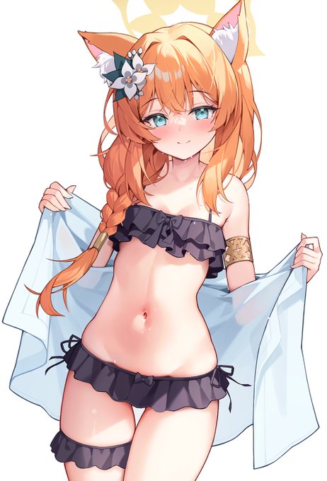 #ブルアカ
マリー水着 