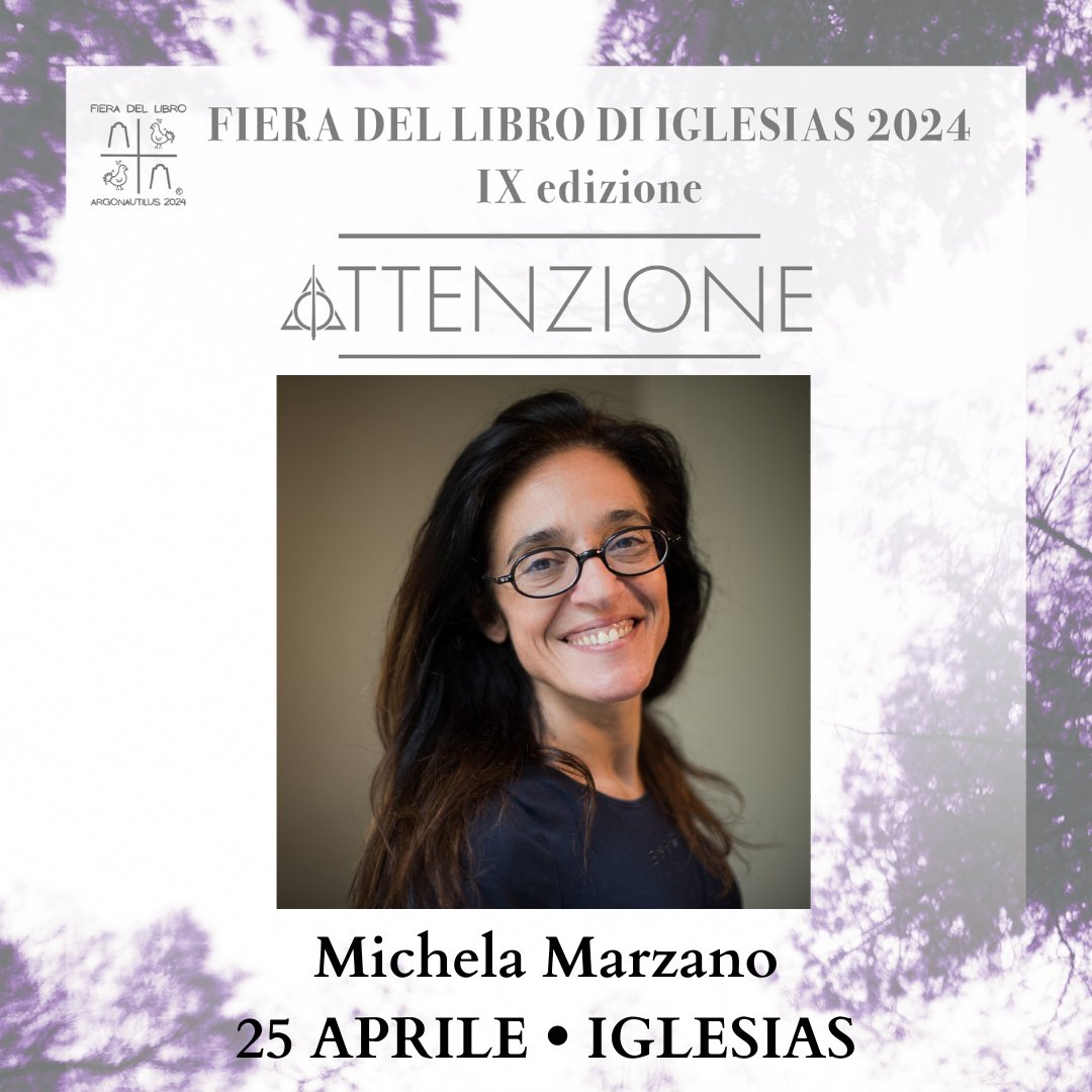 Fiera del Libro di Iglesias 2024 22 APR Carmen Lasorella 23 APR Piergiorgio Pulixi 24 APR Antonio Manzini 25 APR Michela Marzano Ore 18:30 Teatro Electra - Piazza Pichi #Iglesias Per info e prenotazioni: fieralibroiglesias@gmail.com Whatsapp: 3405773683