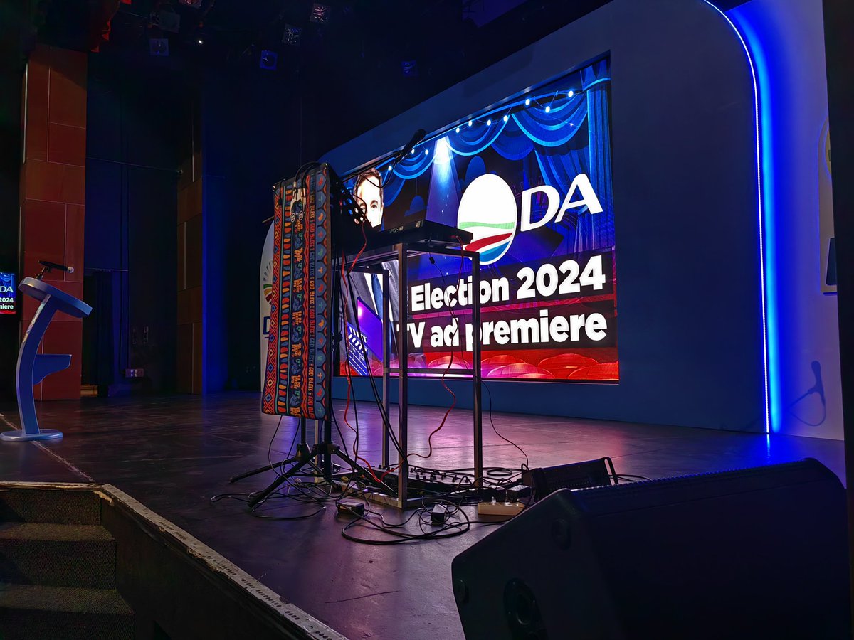 Today the DA will launch it's 2024 electoral TV advertisement here in Johannesburg! 🤩

Bring in the gees as we gear up to make history come 29 May. 🇿🇦🚀

#DAtvAd #RescueSA #VoteDA