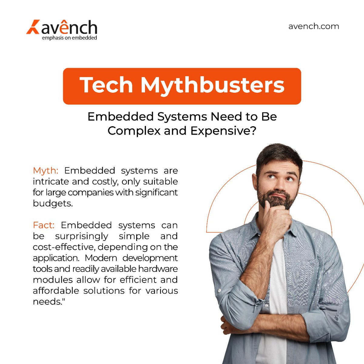 Avench optimizes embedded systems: scalable, energy-efficient, reliable. Transform your business affordably. Contact us! avench.com #avenchsystem #embeddedsystems #IOTsystem #microcontrollers #TechnologyStrategy #TechConsultancy #EmbeddedSystems #TechVision