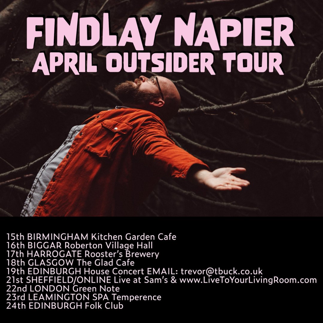 Really looking forward to heading out on tour on Monday 15th: Tickets here- bnds.us/78uyst Do myself and the promoters a huge favour and buy your tickets in advance. It really helps to lower the blood pressure 😆 Remember there’s @LiveToYourLR online show too 😀