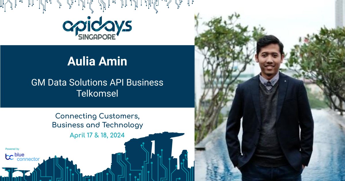 🌟 Excited to welcome Aulia Amin, GM Data Solutions API Business - Telkomsel, to #apidays Singapore 2024! Join us for a discussion about 'Connected Telcos: What APIs mean for Interoperability, Seamless Customer Journeys and Security'. 🔗 apidays.global/singapore