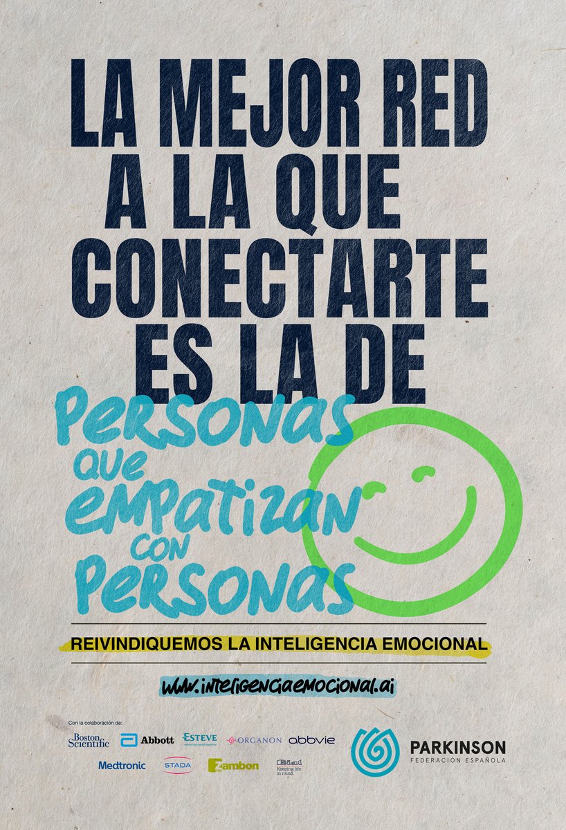 📢 ¡La mejor RED a la que conectarte es la de personas que empatizan con personas! 🧡11 de abril - Día Mundial del Parkinson🧡 #reivindiquemoslainteligenciaemocional #diamundialdelparkinson