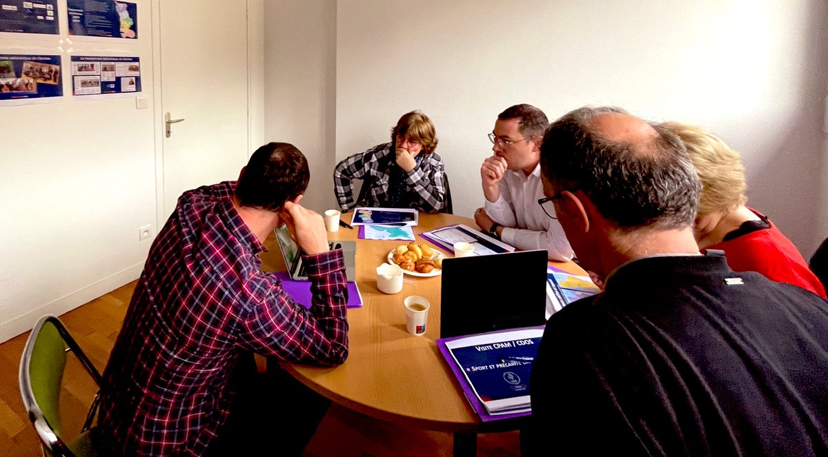 Ce matin c’est l’heure des échanges autour du plan #Sportetprecarité dans <a href="/LaManche50/">Département de la Manche</a> avec un partenaire incontournable : la #CPAM50 

<a href="/CROS_Normandie/">CROS Normandie</a> <a href="/ars_normandie/">ARS Normandie</a> #MSA