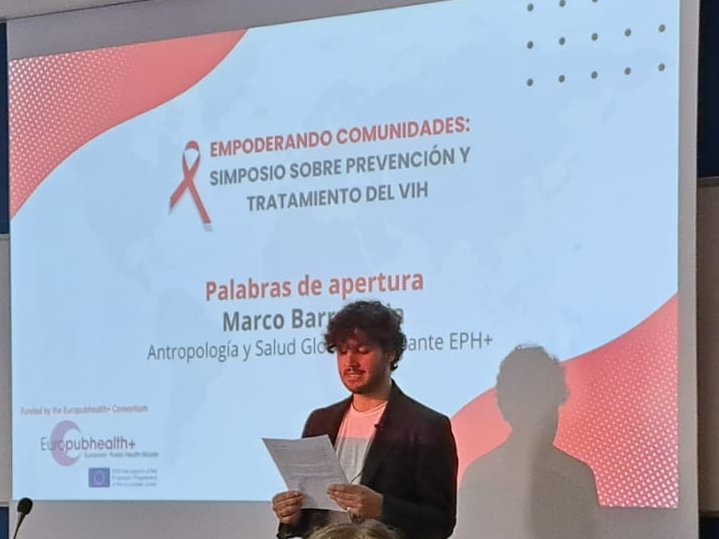 💬'We need to keep human rights at the center, with a gender perspective and an intersectional approach.' Marco Barracchia #EmpoweringCommunitiesHIV2024 #HIVSymposium #EPH_StudentsLedProject #EndHIVStigma