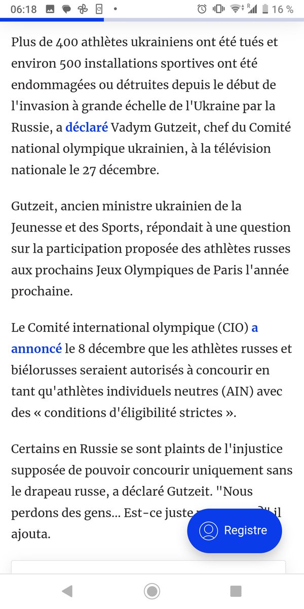 #NoRussianAthletes @ #JO2024 @AOC1978 #NoBelarusianAthletes @ #Paris2024 #banrussiafromolympicgames #RussiaIsATerroristState bombing 🇺🇦 civilians daily #SupportUkraine #ParisOlympicsWithoutPutin #BringBackUkrainianKids #boycottRussiansport #SeizeRussianAssets