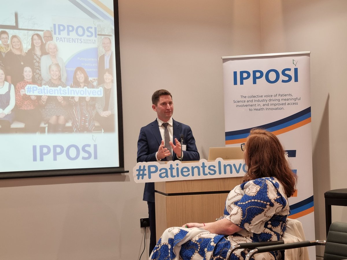 @DerickOMisteal setting the scene for our #PatientEducation programme graduates at @IPPOSI #PPI In Practice In the Irish Health System conference #PatientsInvolved #PatientVoice #PatientsInResearch