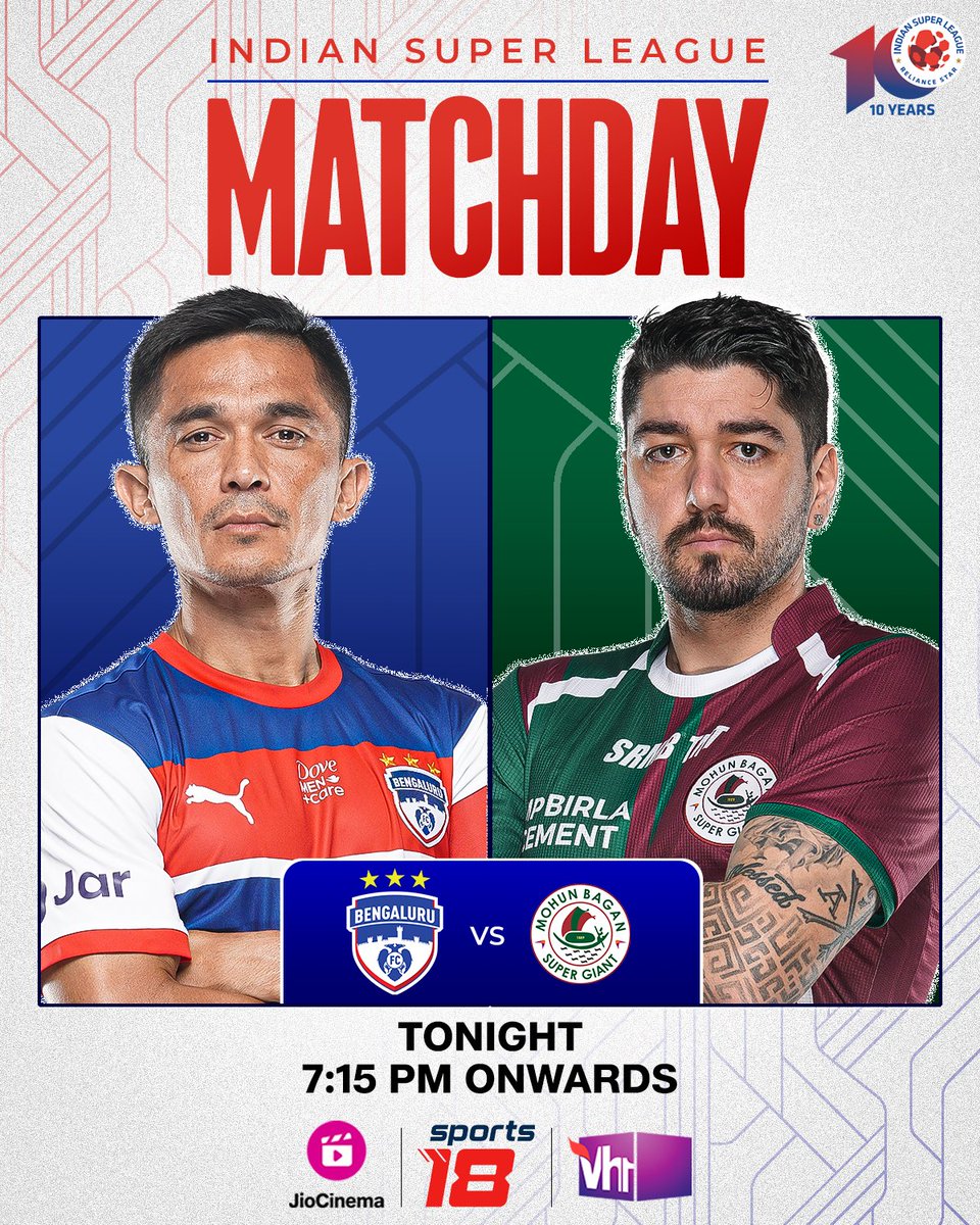 Can the 𝙈𝙖𝙧𝙞𝙣𝙚𝙧𝙨 keep their #ISL10 League shield hopes alive or will the 𝘽𝙡𝙪𝙚𝙨 spoil the party tonight? 🤔 Watch #BFCMBSG only on #JioCinema, #Sports18 & #Vh1. #ISL #LetsFootball #ISLonJioCinema #ISLonSports18 #ISLonVh1 #JioCinemaSports #ISL10
