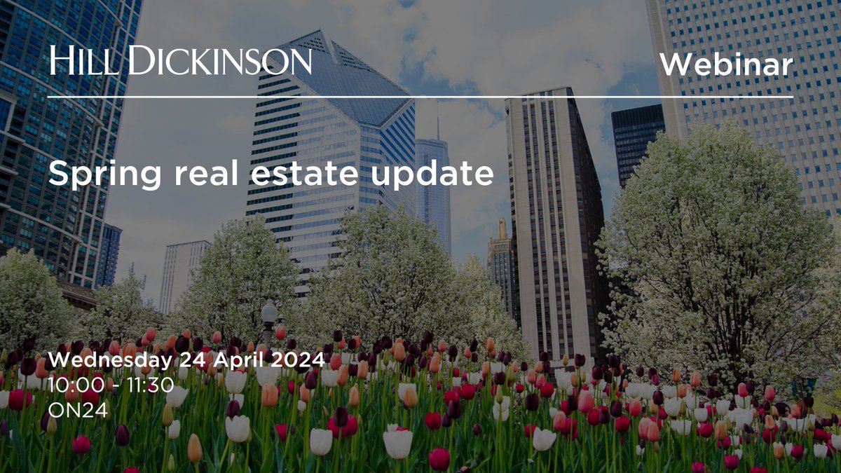 There is still time to join us for the spring 2024 edition of our bi-annual Real Estate Law Update webinar on Wednesday 24 April. Chaired by Bill Chandler with speakers Ruth Cockram, Rachael Allen (both real estate) and Helen Evans (real estate litigation), our team of experts