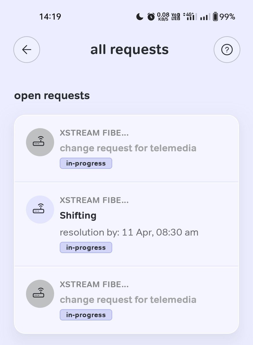 subhendu6969's tweet photo. Still No Response from the Airtel team to my Request of Shifting my fibre connection. It's been nearly 10 days without fibre connection,spending money on add on internet. Total waste of money. No one from customer service takes my request seriously.   Respond to my request fast. https://t.co/CWaNrmxoyz