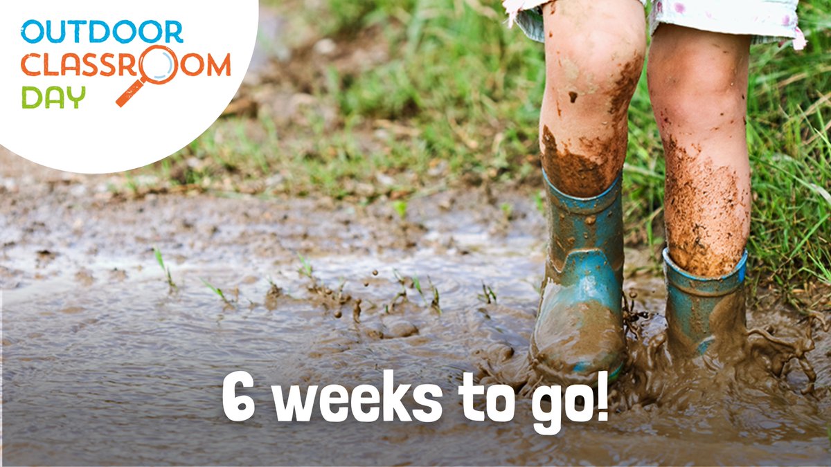Today marks six weeks until #OutdoorClassroomDay! Are you getting involved on May 23? 😃 Sign up for the global movement to make outdoor learning and play part of every child’s day, and make sure to tell us about your plans using the hashtag! Sign up 👉 outdoorclassroomday.com