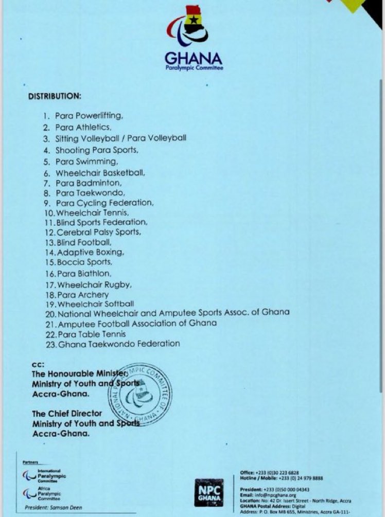 Exciting times ahead at the NPC Ghana General Assembly on April 20th, 2024! Get ready for discussions on membership fees, new para sports, and more. #NPCGHGA2024