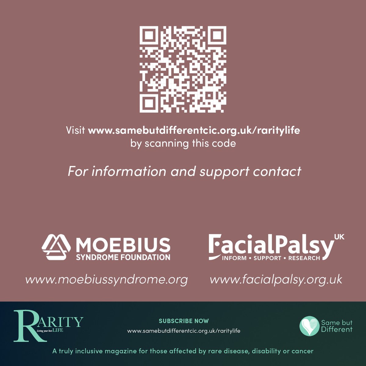 Katja has Moebius syndrome that causes facial paralysis but she's not let it hold her back. Her story's in #RarityLife samebutdifferentcic.org.uk/raritylife #moebiussyndrome #facialpalsy #FPAW2024 #UniqueSmiles #facialpalsysupport #facialparalysissupport #fashion #nationallottery #Disability