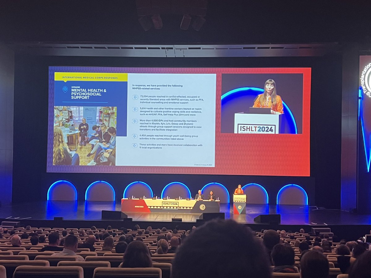 👏🏼👏🏽👏🏾👏🏿 to @ISHLT #ISHLT2024 for these incredible plenary sessions — from transplantation amidst war, humanitarian efforts across the world, mental health and trauma response, and patient voices on the main stage!