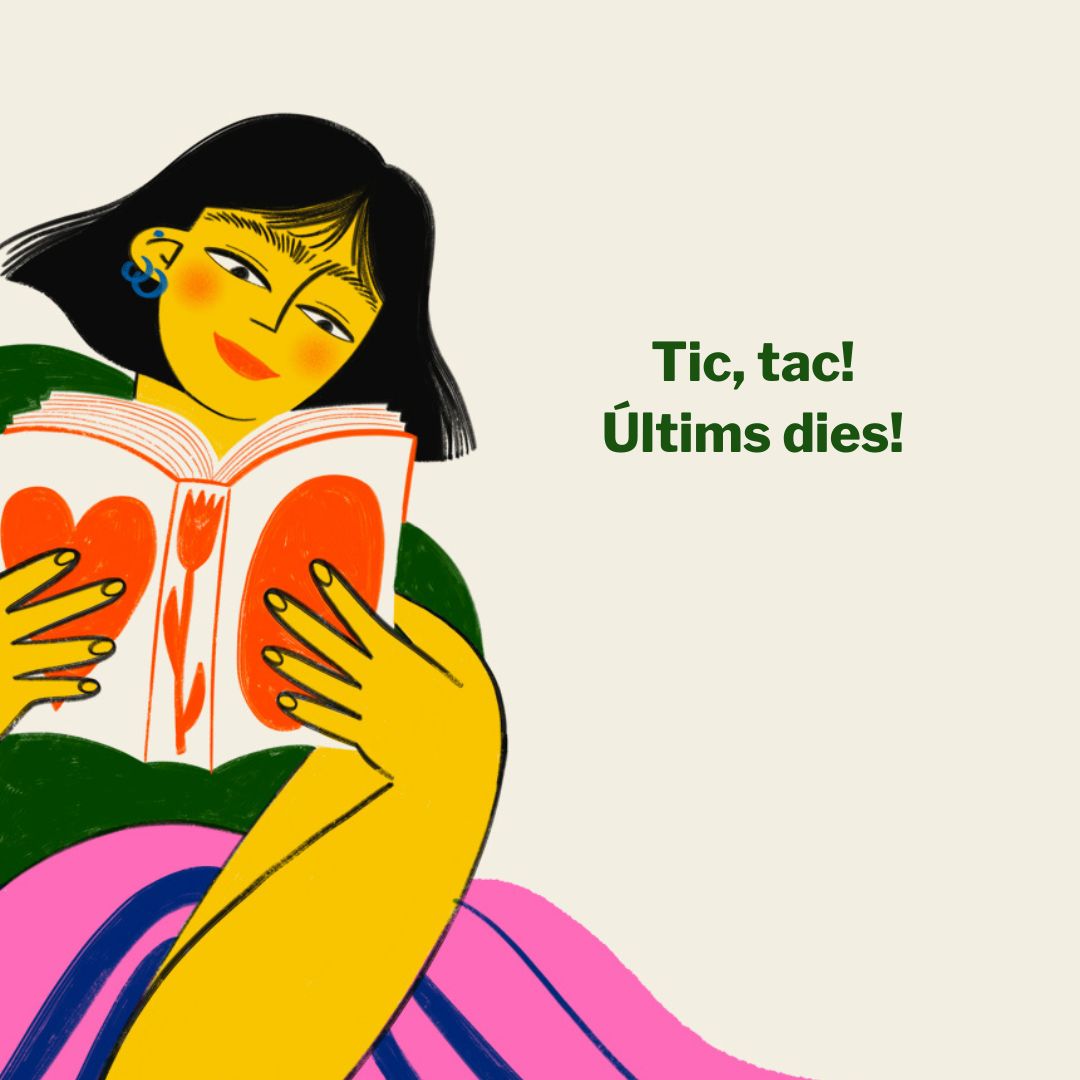 ⏰ Atenció, atenció! Últims dies de la fase de compra!

❗Fins aquest dissabte 13 d'abril tens de temps per a acudir a comprar el regal per al teu amigx invisible. Ho has deixat per a l'últim moment? Vola!

<a href="/fundaciofull/">Fundació FULL</a>
#sentimlesllibreries2024
#regalallibres #cultura #lectura