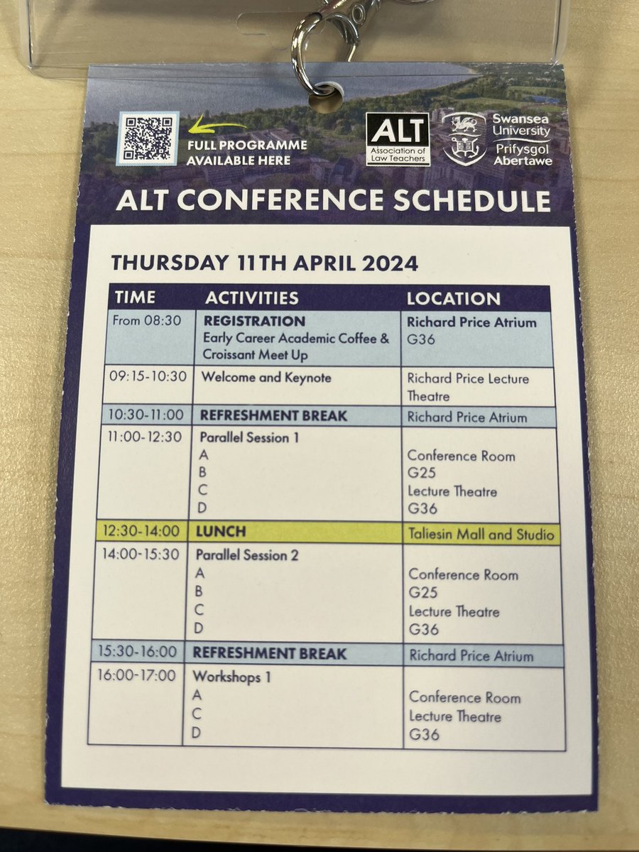 This is what we’re up to today. Who is here? What sessions are you going to? Tell us what you’re enjoying and what’s making you think! #ALT24