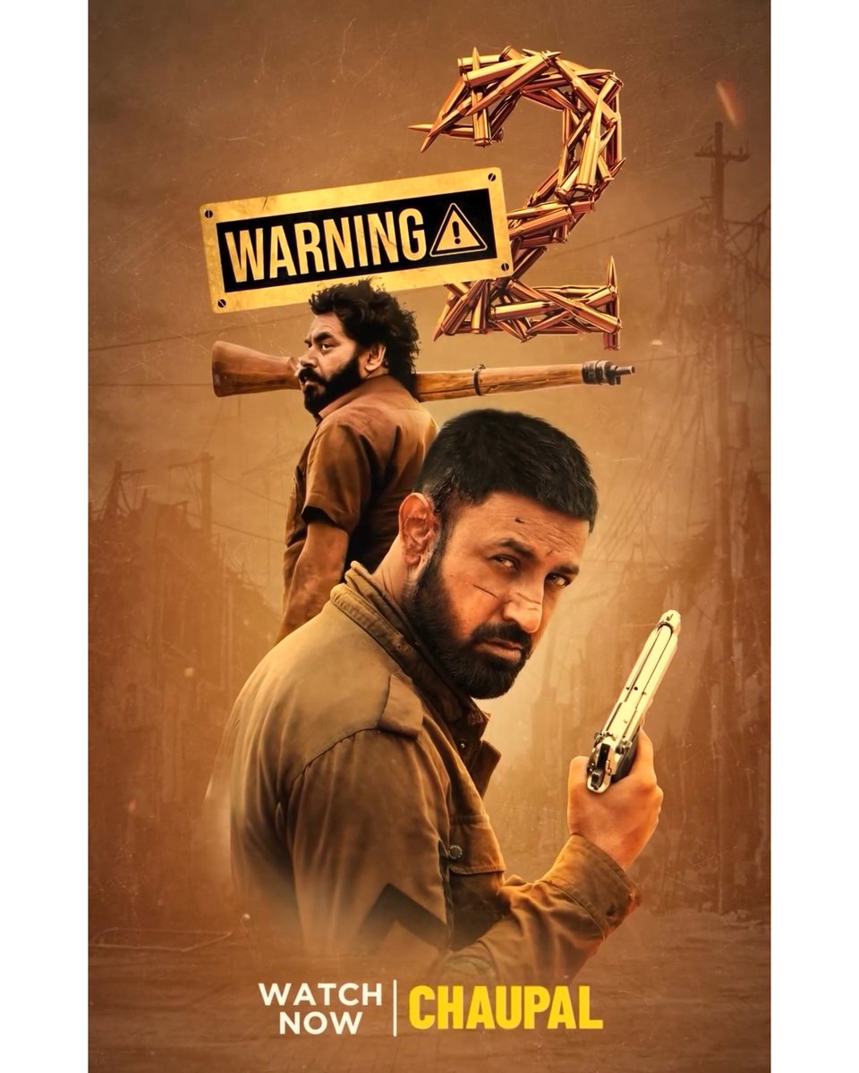 Punjabi Film #Warning2 Streaming Now On #ChaupalApp.
Starring: #GippyGrewal, #PrinceKanwaljitSingh, #JasminBhasin, #RaghveerBoli, #RahulDev, #DheerajKumar, #JaggiSingh & More
Directed By #AmarHundal.

#Warning2OnChaupal #PunjabiFilm #OTTFilms #OTTUpdates #FilmUpdates #AllInOneOTT
