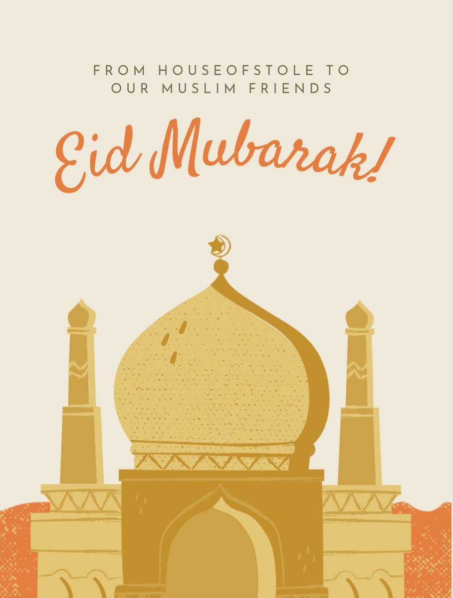 HouseofStole's tweet photo. Happy holiday to all Muslims❤️ https://t.co/kQgt9DAGUy