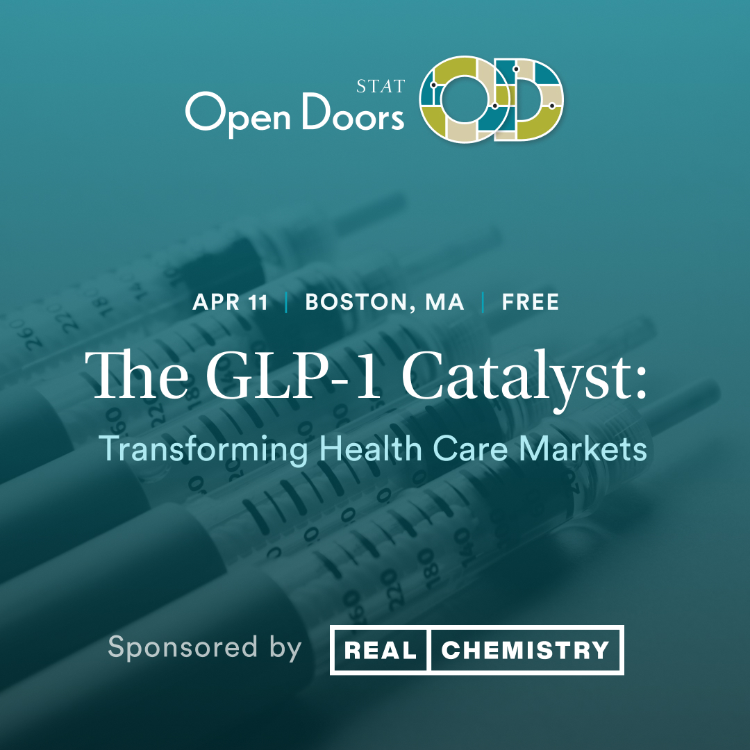 Our #STATOpenDoors community event is tonight in Boston! Join us for a conversation on how GLP-1 drugs are transforming health care markets: trib.al/zoTfdAZ