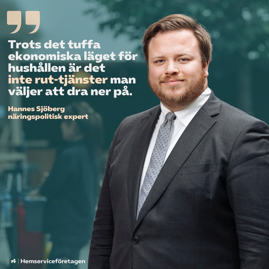 Efterfrågan på hushållsnära tjänster håller sig stabil, trots lågkonjunktur. Hittills under 2024 har svenskarna köpt tjänster för över 1,7 miljarder kronor – en minskning med mindre än en procent jämfört med förra året. Det visar #Rutindikatorn: serviceforetagen.se/2024/04/11/rut… #svpol