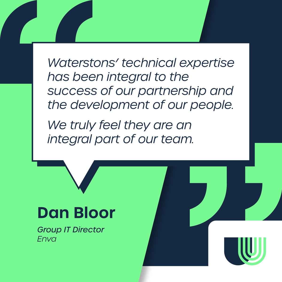 We had some great feedback from our client, @envagroup. By building from the ground up, we’ve worked collaboratively to create what Enva wanted to deliver and implement the processes and systems needed to succeed. Read the full case study here: waterstons.com/insights/case-…