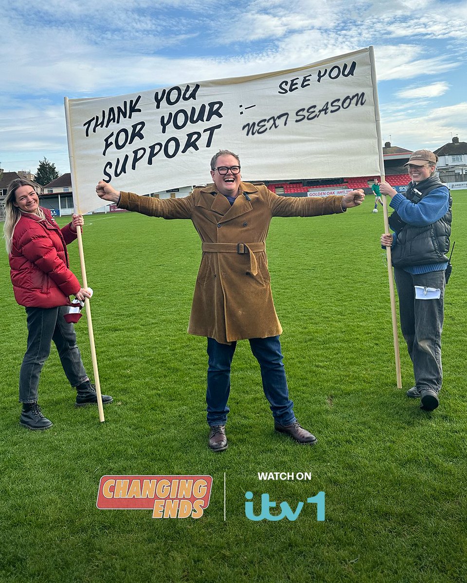 Filming for S2 of Changing Ends has officially wrapped! 🚨🎬

Haven’t watched S1 yet or need a refresher? Fear not! You can catch S1 of Changing Ends on ITV1 from Tuesday 16th April at 8:30pm