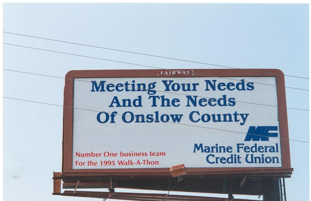 This might be a #ThrowbackThursday, but we're proud to say it's still a mission that we hold close to our hearts! 💙

#MFCU #JacksonvilleNC #OnslowCounty #CUDifference