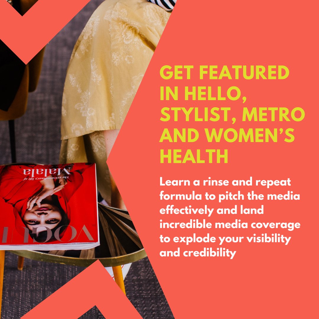 LindsayEphgrave's tweet image. Fancy getting featured in Hello, Metro, Women’s Health or Stylist?

Every day I receive requests from publications just like this and your business could be perfect for them.

Doors to PR Mastery Accelerator open soon. Jump in now → bit.ly/3TS4GZW

#prcourse #prtips