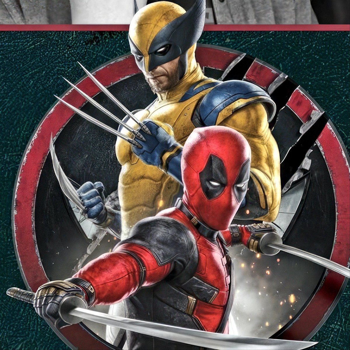 Cinemacon'da yayınlanan resmi 'Deadpool & Wolverine' görseli.