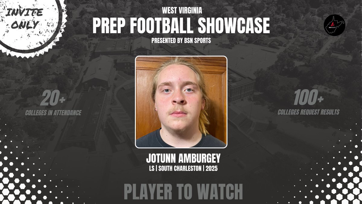 2024 WV Prep Football Showcase Player to Watch: Jotunn Amburgey LS | South Charleston (Invite Only - Top WV Players) #wvprepfb