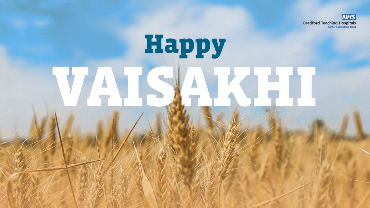 Happy #Vaisakhi! Wishing our Sikh patients, colleagues and communities an abundance of happiness, peace and prosperity.