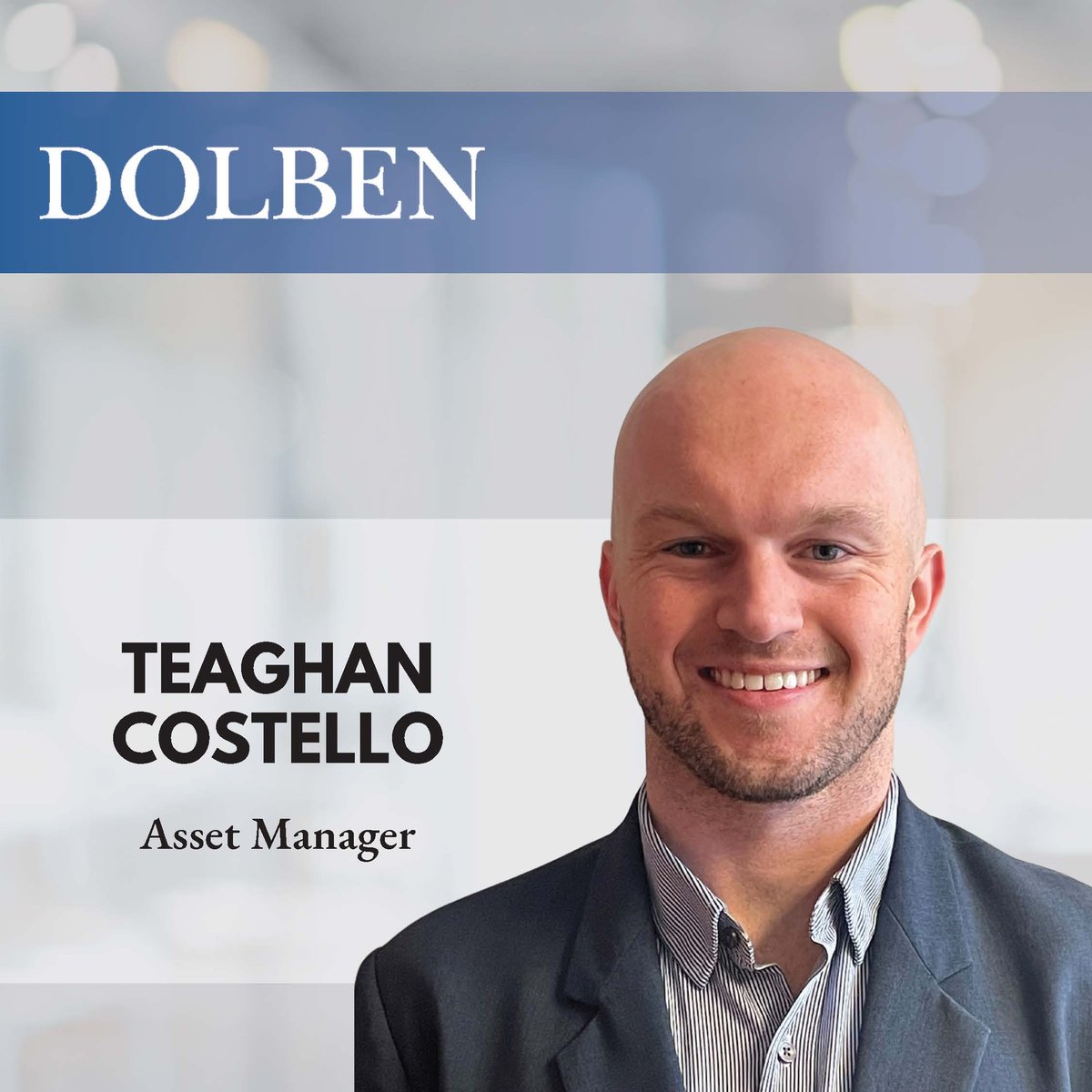 DolbenCompany's tweet photo. 🚨Employee News 🚨

We are pleased to announce that Teaghan Costello has transitioned to our expanding Asset Management Department! Teaghan has been a Regional Property Manager since being promoted in February 2021. As Asset Manager, Teaghan will act as the owner’s... https://t.co/mvHeIBhEmP