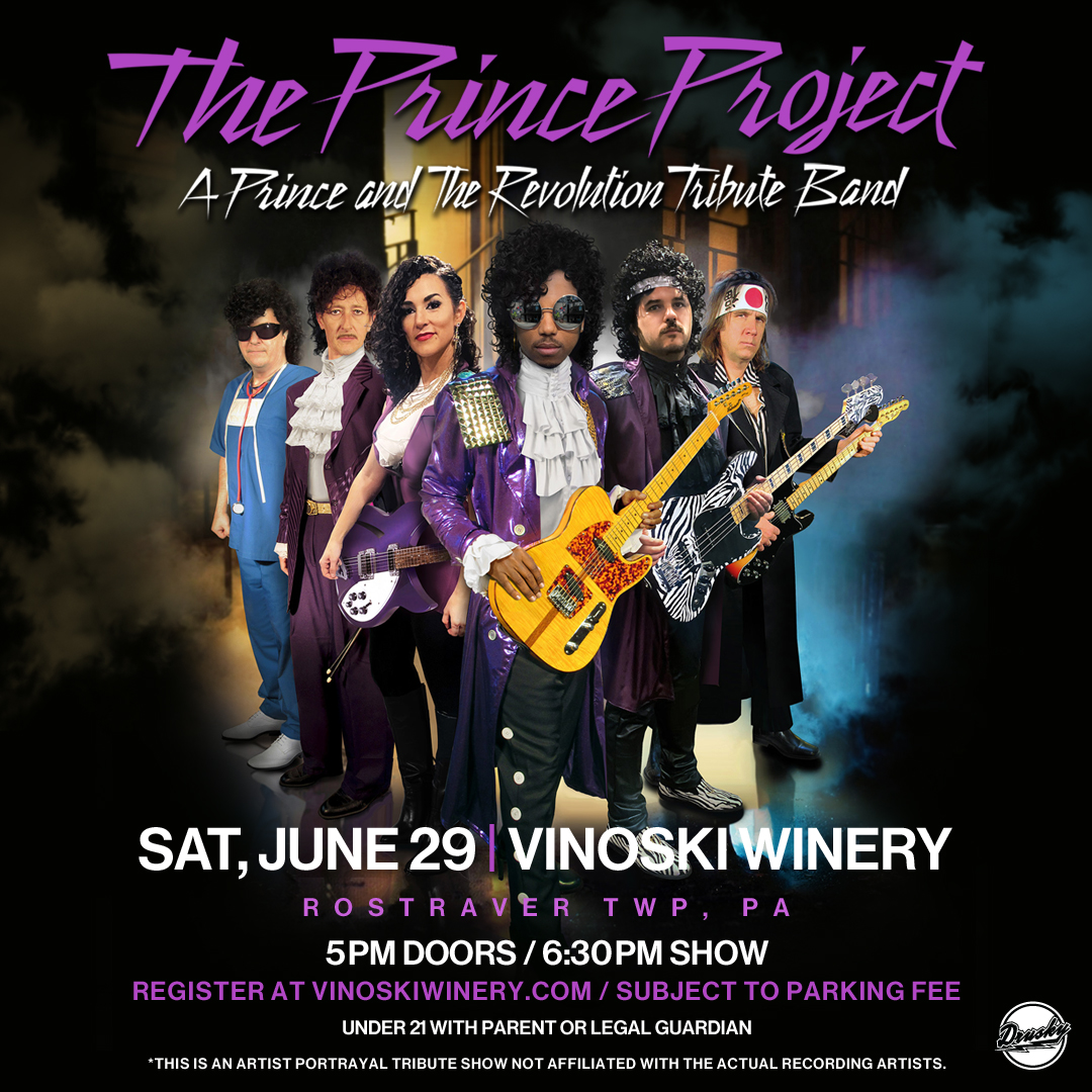 NEW SHOW 🚨 @_PrinceProject - A Tribute to Prince and The Revolution at @VinoskiWinery on June 29th! ⏰ Tickets are available now! 🎟️ bit.ly/ThePrinceProje…