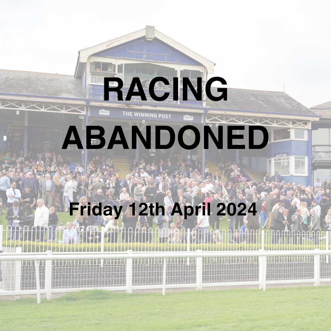 ⚠️Racing ABANDONED⚠️ Unfortunately, our Friday, 12th April race meeting has been ABANDONED due to areas of false ground. We apologise for any inconvenience caused. All tickets will automatically be refunded, and our team will be in touch with all our hospitality guests.