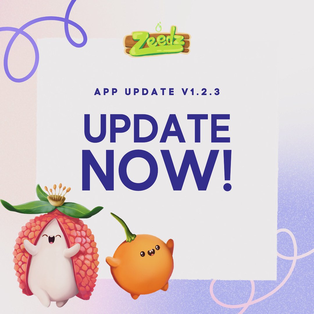 🌟 Update Time! Zeedz App V1.2.3 is out now on AppStore & Google Play! 🎉 Changelog highlights: Fixed German Detailed Skills, corrected non-NFT quantity in ZeedleBook, added website profile link in settings, and ensured wallet clears on logout. Get your update! 📲 iOS:…