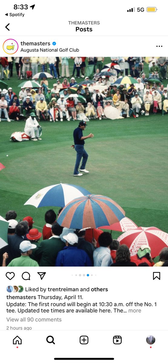 iluvektar100's tweet photo. Just making everyone aware of how crazy the Masters Instagram photos go https://t.co/dWIZe3uBDG