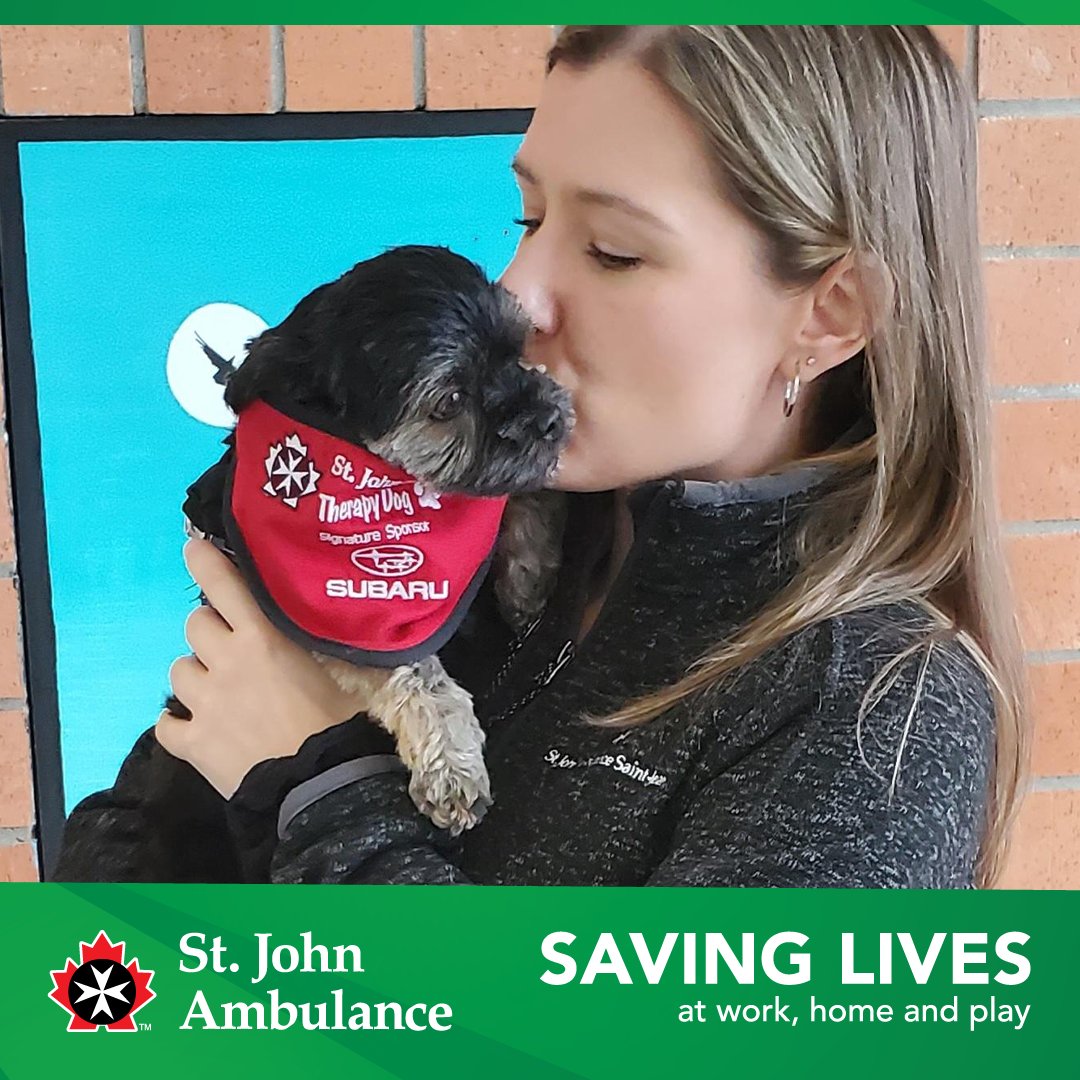 sja_mbntnu's tweet photo. On April 10, 2024, our Therapy Dog Program was at the University of Manitoba Bannatyne Campus providing pet therapy to students before exam time.
#mentalhealthmatters #sja #stjohn #stjohnambulance #therapydogs #therapydogprogram #therapydog #youthprograms https://t.co/A8EFGAw4zp