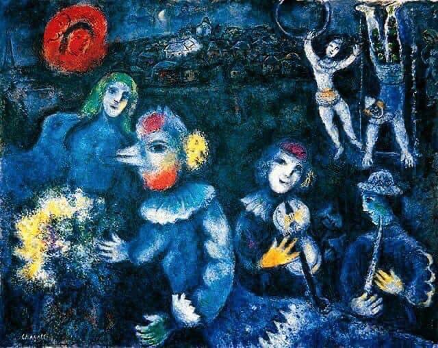 #Art #ArtLovers Il mondo è tutto in maschera Tutto l’anno e carnevale! Mariano Jose de Larra Chagall @albertopetro2 @AlbertoLetizia2 @GiuseppeTurrisi @LRonLacy @seaofpassion_ @MarisaPetrina @mariatontini1 @nicolettadec @JohnLee90252472 @MariangelaSant8 @ManuelaDora